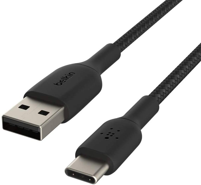 в продаже Кабель Belkin USB-A - USB-С, BRAIDED, 1m, black - фото 3