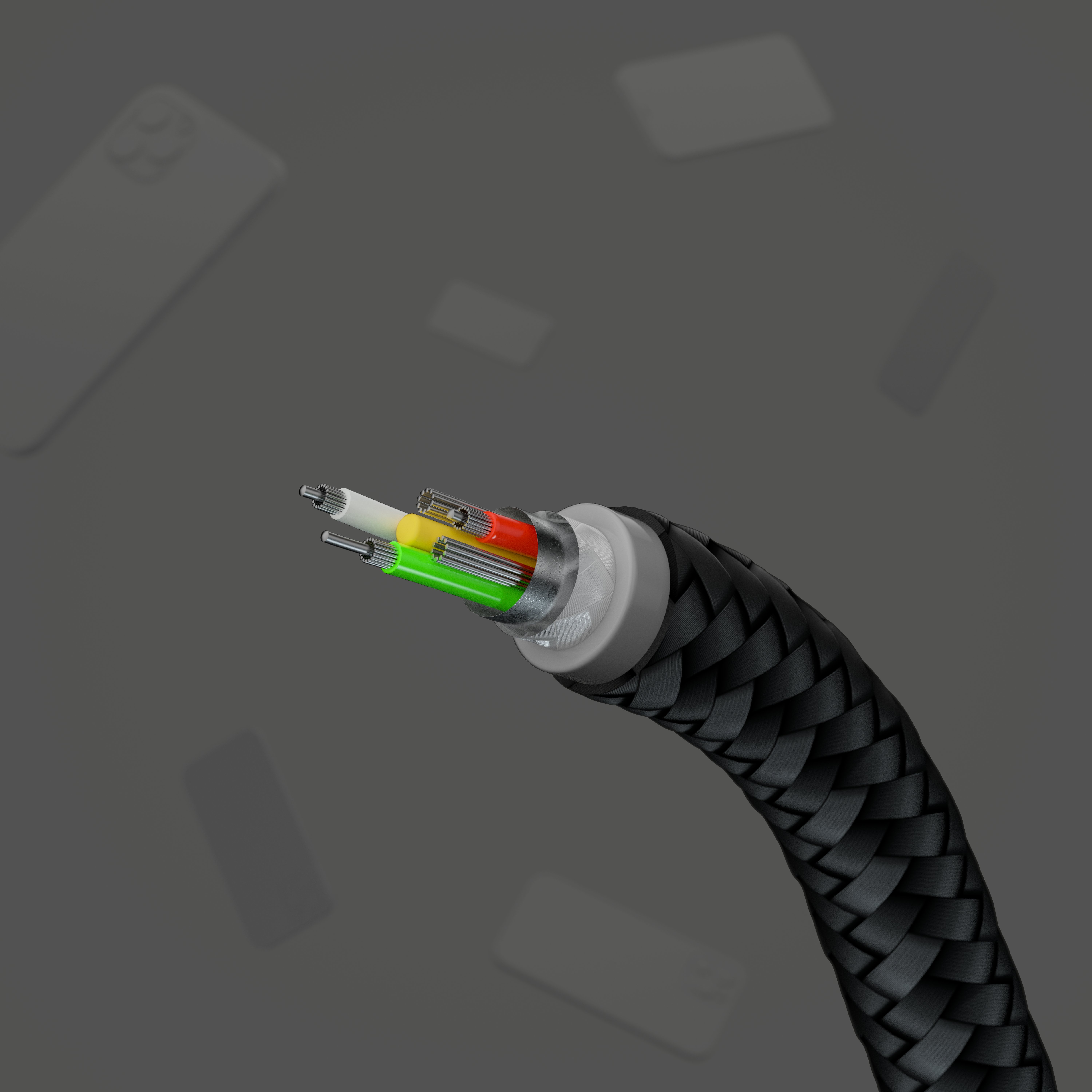 Кабель Belkin USB-A - Lightning плетений, силіконовий, з ремінцем на магніті, 1м, чорний обзор - фото 11