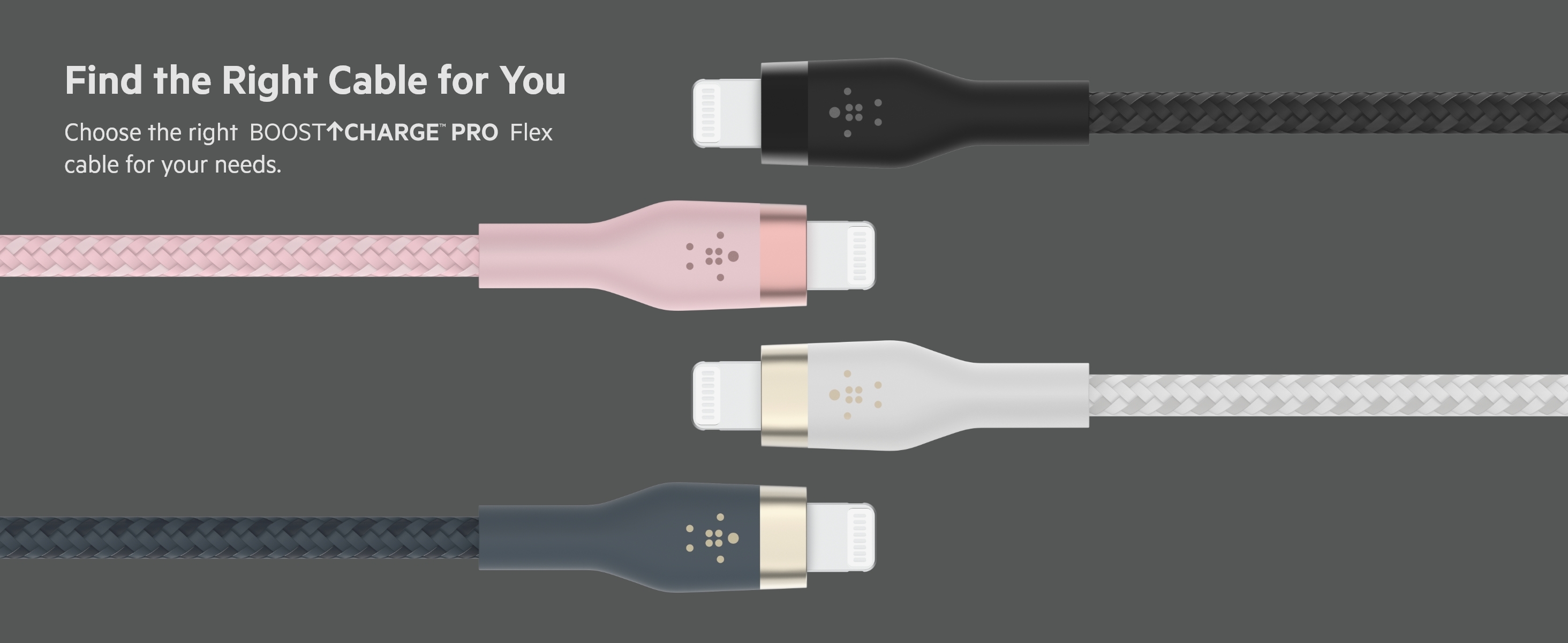 продукт Belkin USB-A - Lightning плетений, силіконовий, з ремінцем на магніті, 1м, чорний - фото 14