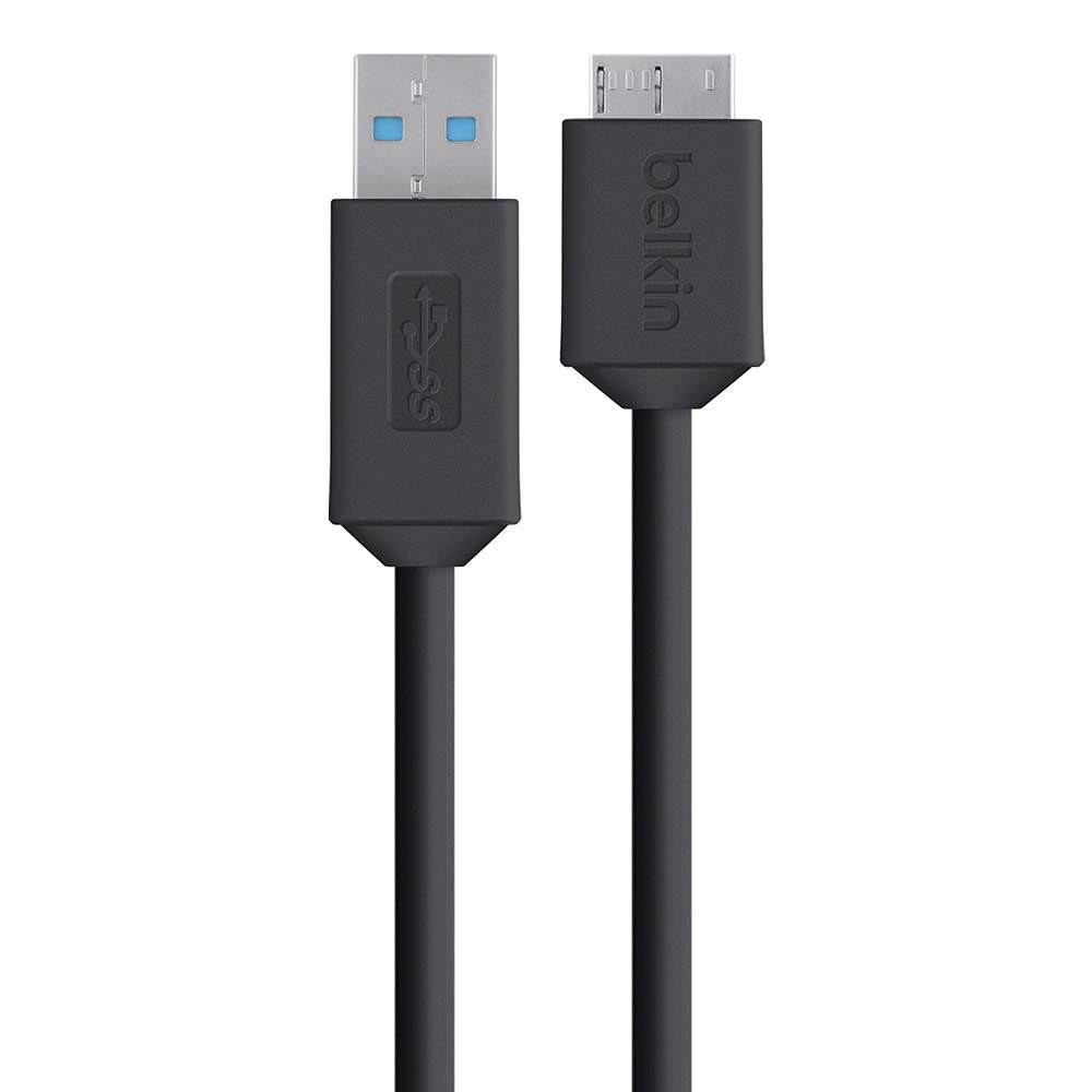 Кабель Belkin USB-A - Micro-B 5Gbps, 0.9m, black в интернет-магазине, главное фото