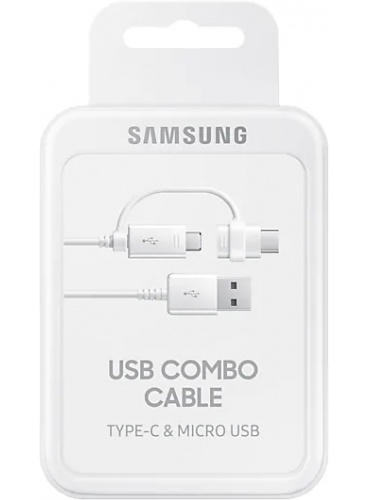 продаємо Samsung USB Combo Type-C & Micro USB, 1.5m White в Україні - фото 4