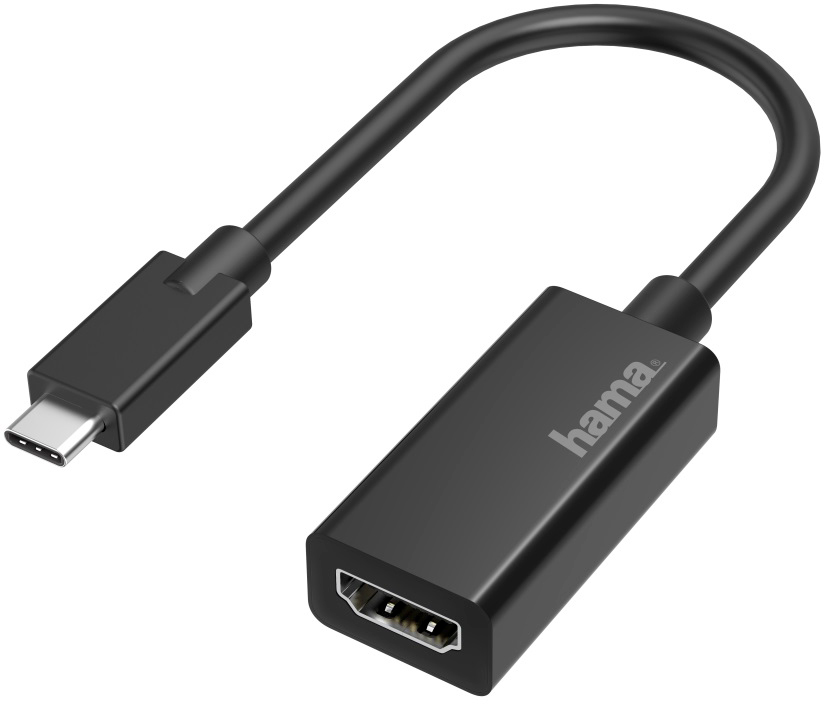 Переходник  Hama USB C - HDMI Ultra HD 4K Black в интернет-магазине, главное фото