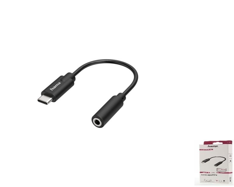 в продажу Перехідник Hama USB-C / Stereo Jack 3.5мм Black - фото 3