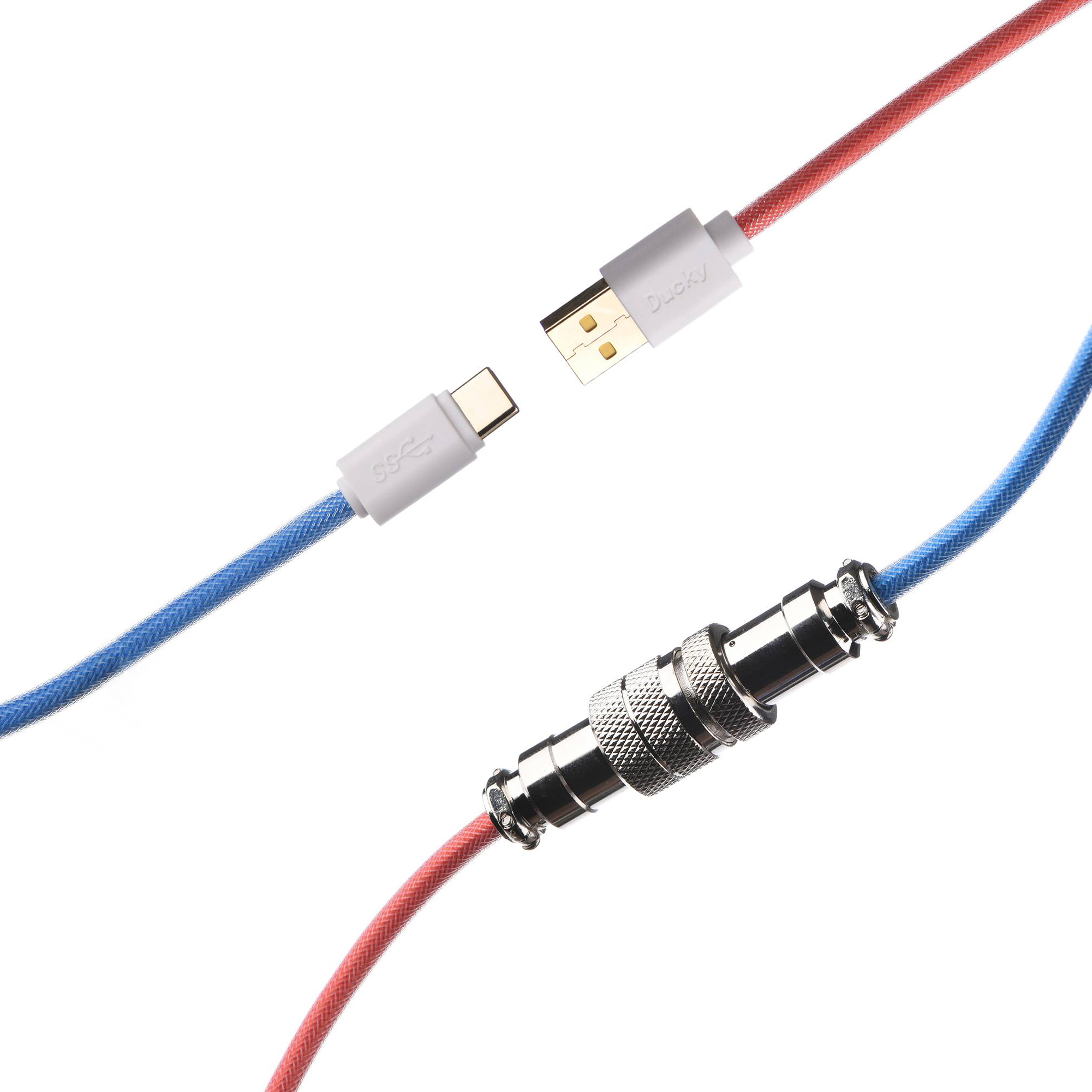 Відгуки кабель Ducky Premicord Bon Voyage, USB Type-A to Type-C, Blue