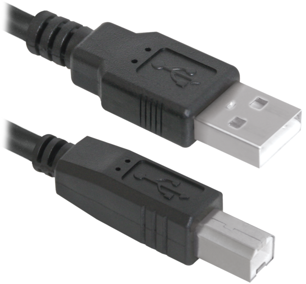 Купить кабель Defender USB04-06 USB2.0 AM-BM, 1.8м, пакет (83763) в Днепре