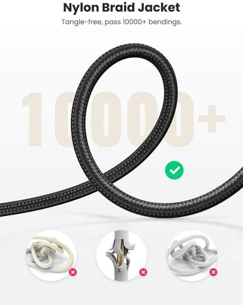 Аудіо-кабель Ugreen AV112 3.5mm M - 3.5mm M Cable 2m (Black) відгуки - зображення 5