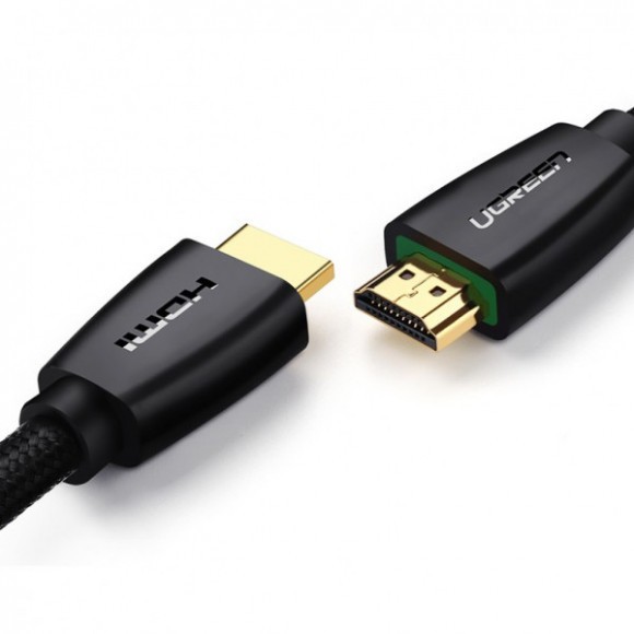 в продажу Кабель мультимедійний Ugreen HD118 High-End HDMI Cable Nylon Braid 3m (Black) - фото 3