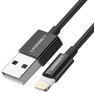 Купить кабель Ugreen US155 USB - Lightning Cable 1м (Black) в Виннице