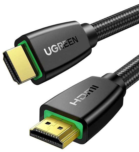 Кабель мультимедійний Ugreen HD118 High-End HDMI Cable Nylon Braid 1m (Black)