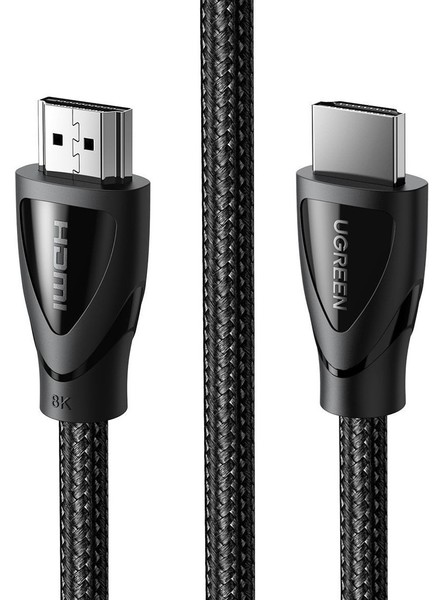 Кабель мультимедийный Ugreen HD140 8K HDMI 2.1 Cable Braided 3m (Black) в интернет-магазине, главное фото