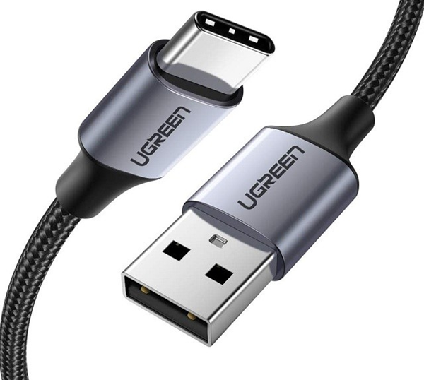 Кабель Ugreen US288 USB - Type-C Cable Aluminum Braid 1.5м (Black) в інтернет-магазині, головне фото