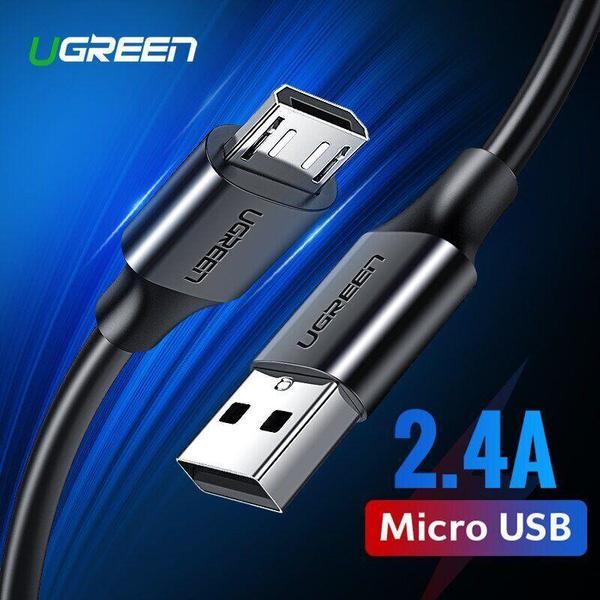 Кабель Ugreen US289 USB - Micro USB Cable 1.5м (Black) ціна 279 грн - фотографія 2
