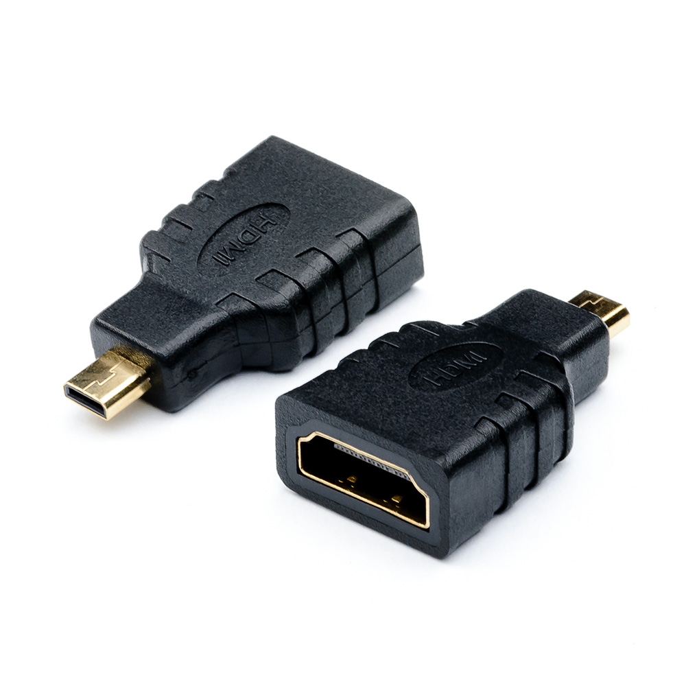 Перехідник Atcom HDMI D (micro) M to HDMI F (16090)