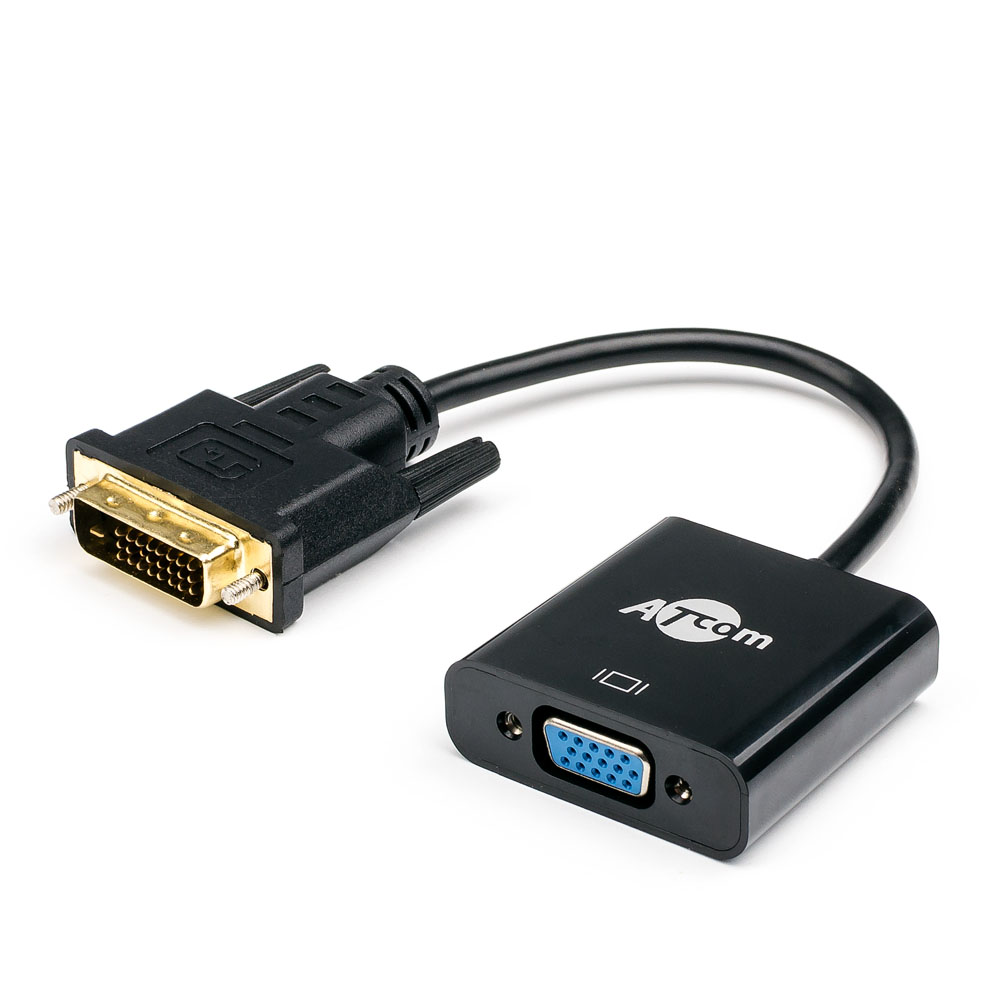 Перехідник Atcom DVI 24+1pin to VGA (9214)