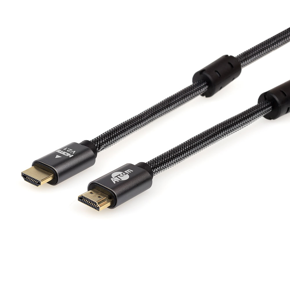 Кабель мультимедийный Atcom HDMI to HDMI 10.0m V2.1 (23710) цена 0 грн - фотография 2