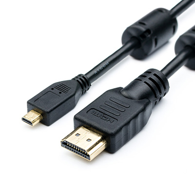 Кабель мультимедійний Atcom HDMI A to HDMI D (micro), 3.0m (15269)
