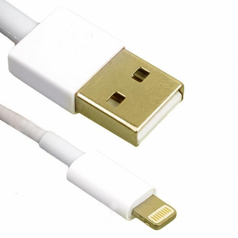 Кабель Atcom USB-C to Lightning 0.8m GOLD plated (A15277) в интернет-магазине, главное фото