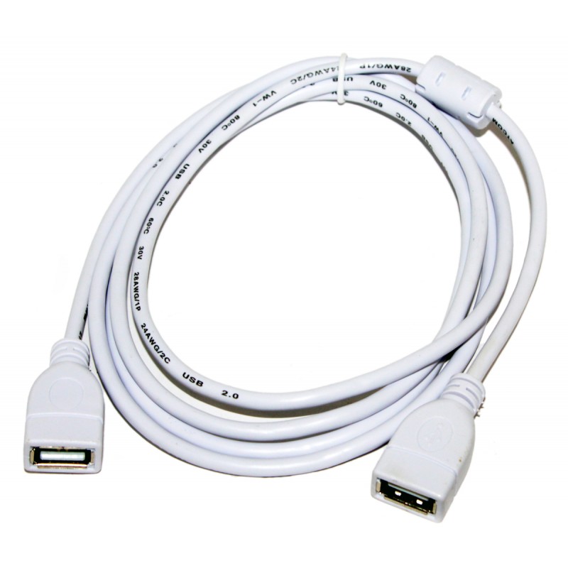 Кабель Atcom USB 2.0 AF/AF 1.8m (15647) ціна 53 грн - фотографія 2