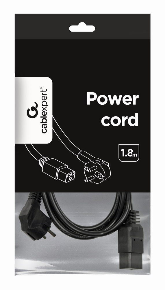 Силовий кабель Cablexpert 220V C19 1.8m (PC-186-C19) ціна 326 грн - фотографія 2