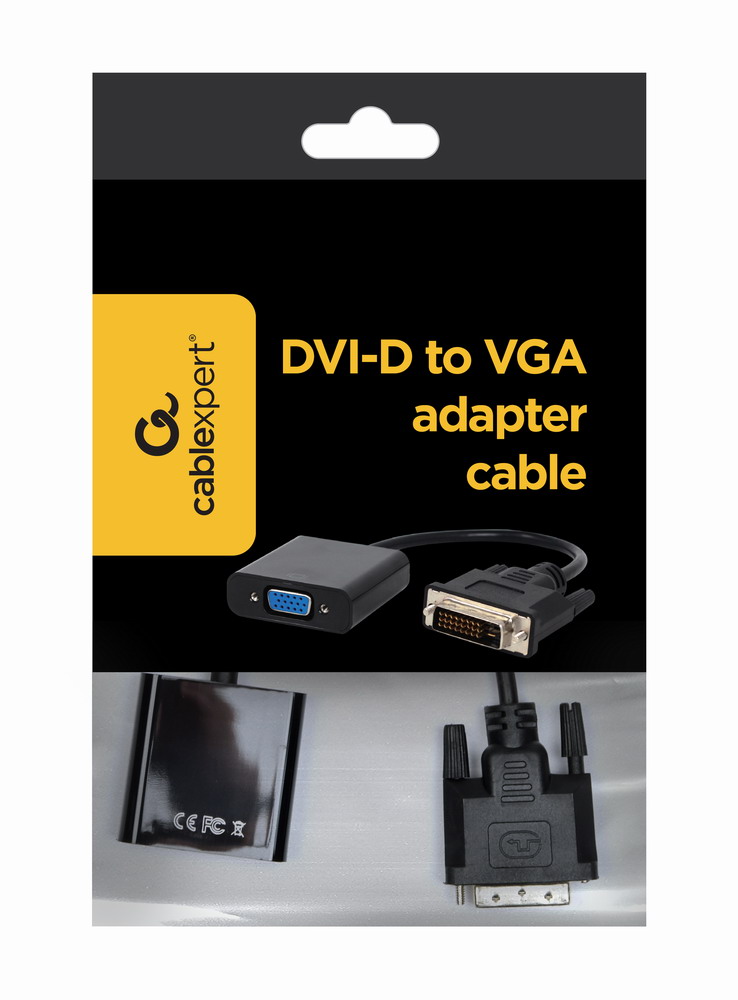Переходник  Cablexpert DVI to VGA (A-DVID-VGAF-01) цена 249 грн - фотография 2