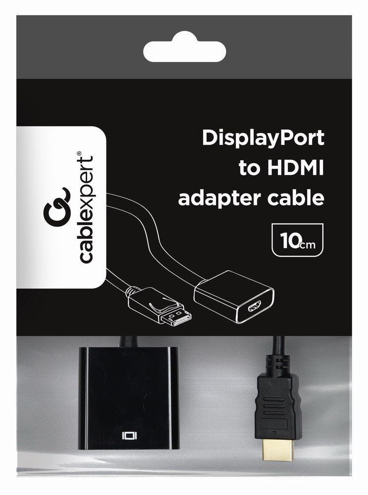 Перехідник Cablexpert DisplayPort to HDMI (A-DPM-HDMIF-002) ціна 229 грн - фотографія 2