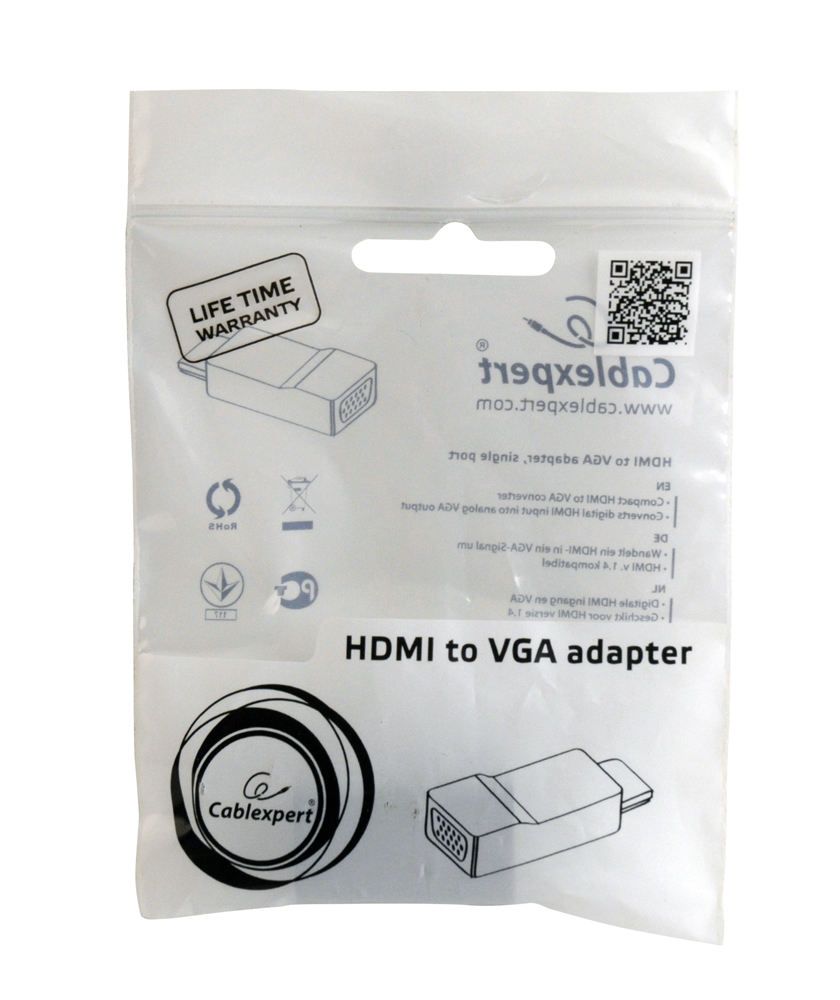 Перехідник Cablexpert HDMI to VGA (A-HDMI-VGA-001) ціна 249 грн - фотографія 2