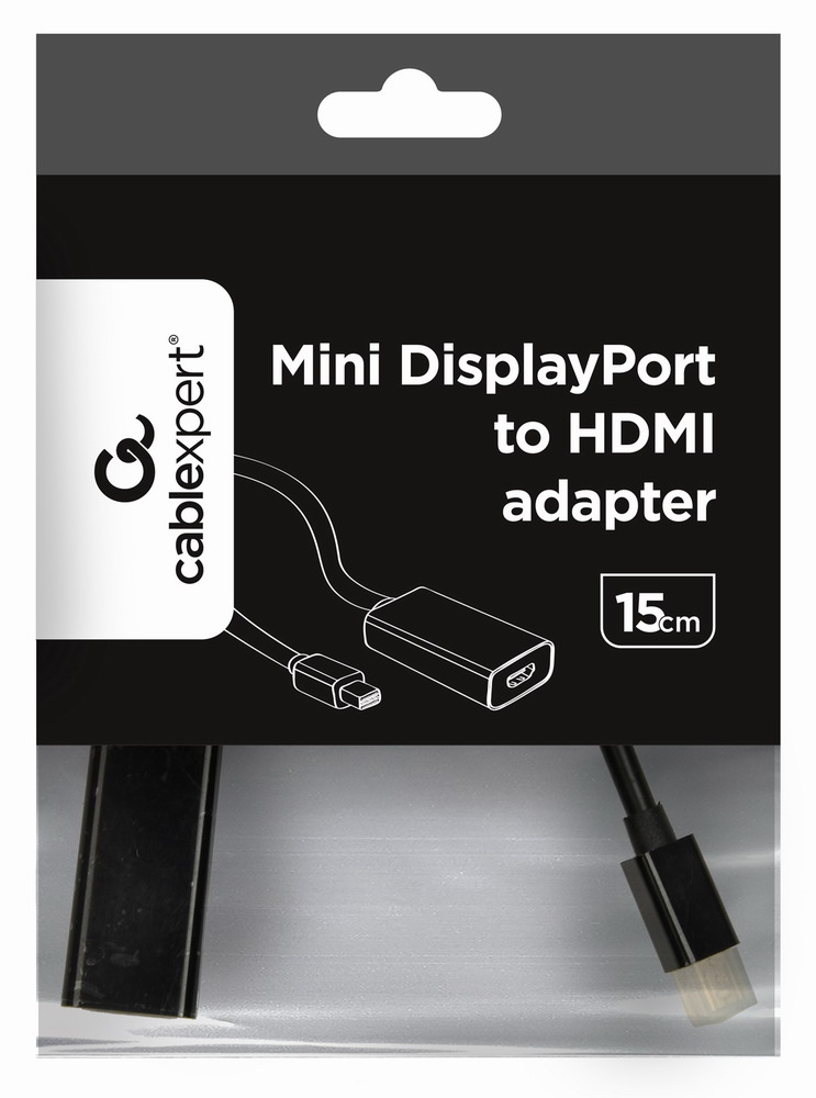 Перехідник Cablexpert Mini DisplayPort to HDMI (A-mDPM-HDMIF-02) ціна 199 грн - фотографія 2
