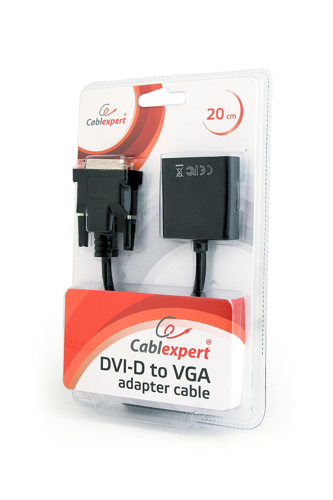 Переходник  Cablexpert DVI-D - VGA (AB-DVID-VGAF-01) цена 427.70 грн - фотография 2
