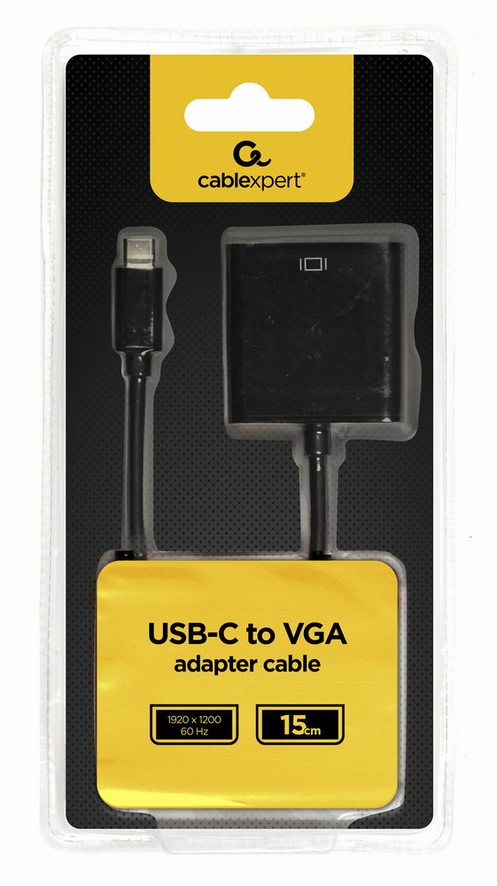 Переходник  Cablexpert Type-C to VGA (AB-CM-VGAF-01) цена 324 грн - фотография 2
