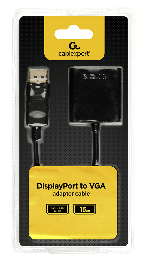 Перехідник Cablexpert DisplayPort to VGA (AB-DPM-VGAF-02) ціна 329 грн - фотографія 2