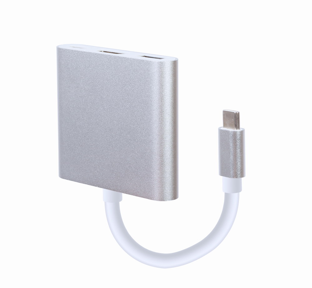 Переходник  Cablexpert USB Type-C to HDMI (A-CM-HDMIF-02-SV) цена 549 грн - фотография 2