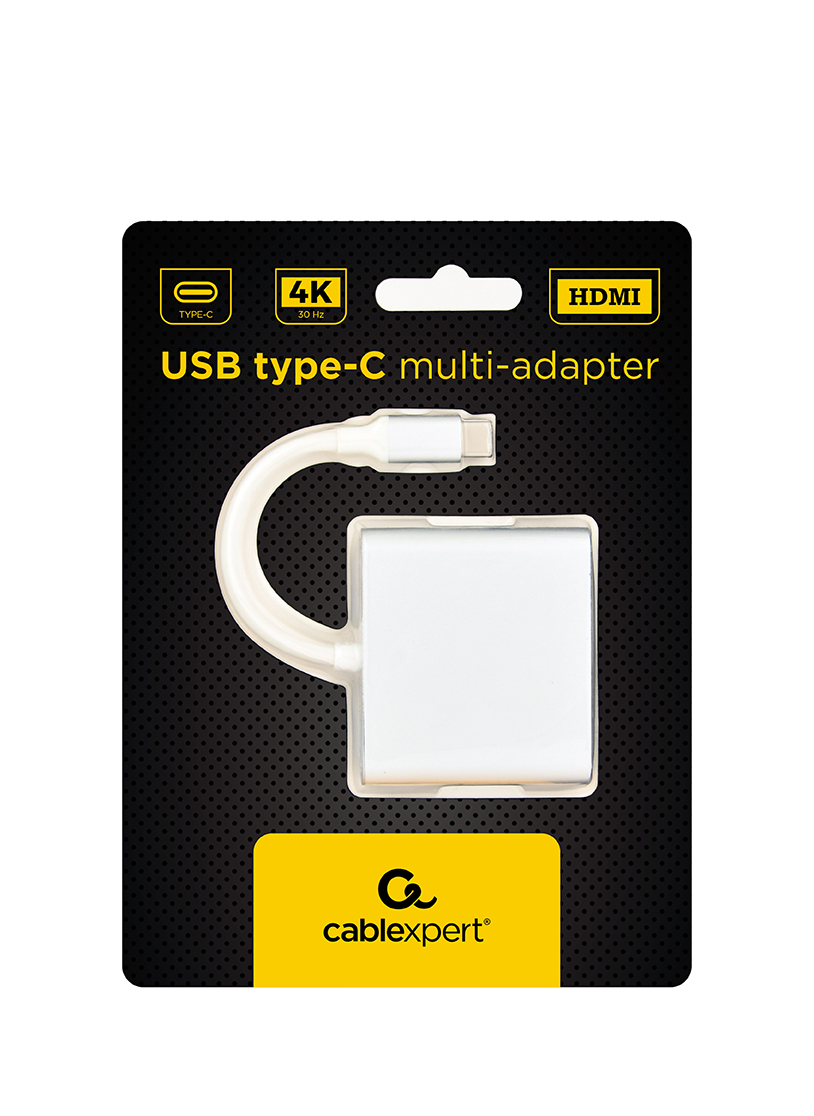в продажу Перехідник Cablexpert USB Type-C to HDMI (A-CM-HDMIF-02-SV) - фото 3