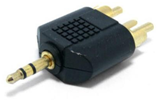 Переходник  Cablexpert 3.5mm to 2хRCA M (A-458) в интернет-магазине, главное фото
