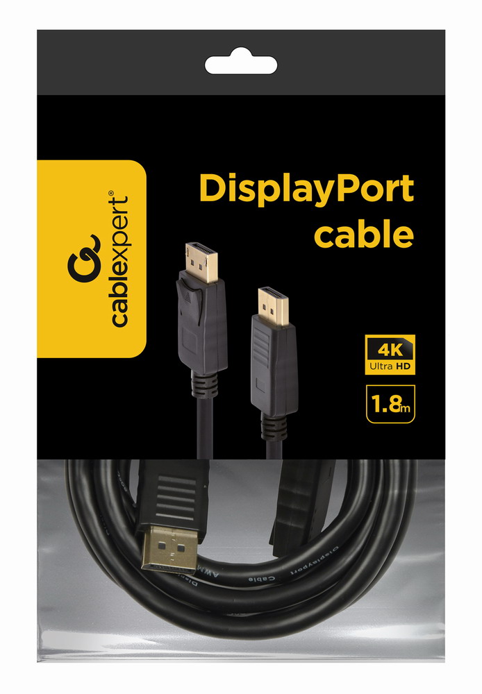 в продаже Кабель мультимедийный Cablexpert Display Port to Display Port 1.8m v1.2 (CC-DP2-6) - фото 3