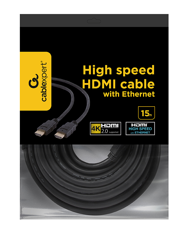 Кабель мультимедійний Cablexpert HDMI to HDMI 15.0m (CC-HDMI4-15M) відгуки - зображення 5