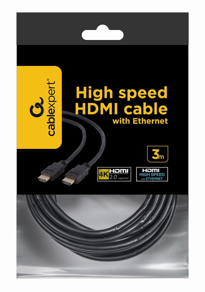 Кабель мультимедійний Cablexpert HDMI to HDMI 3.0m (CC-HDMI4-10) відгуки - зображення 5
