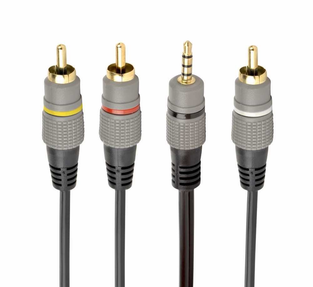 Cablexpert 3.5 Jack (4pin) to 3RCA 1.5m (CCAP-4P3R-1.5M)