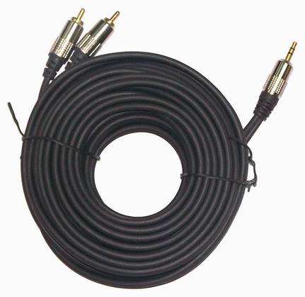 Аудио-кабель Cablexpert 3.5 Jack to 2RCA 1.5m (CCA-352-1.5M) цена 69 грн - фотография 2