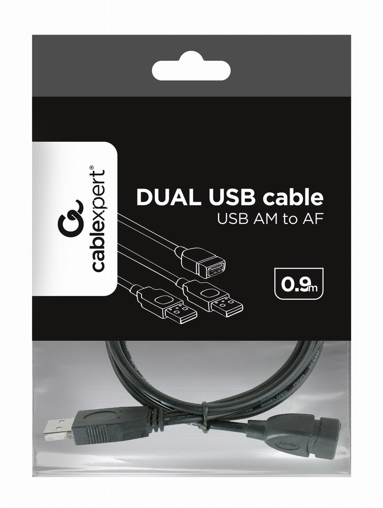 в продажу Кабель Cablexpert USB2.0 AM/AF (CCP-USB22-AMAF-3) - фото 3
