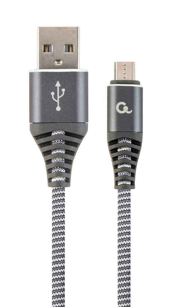 Кабель Cablexpert USB 2.0 Micro 5P to AM (CC-USB2B-AMmBM-1M-WB2) цена 135 грн - фотография 2