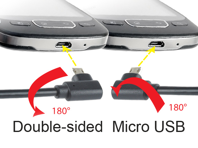 Кабель Cablexpert USB 2.0 AM to Micro 5P 1.8m кутовий (CC-USB2-AMmDM90-6) відгуки - зображення 5