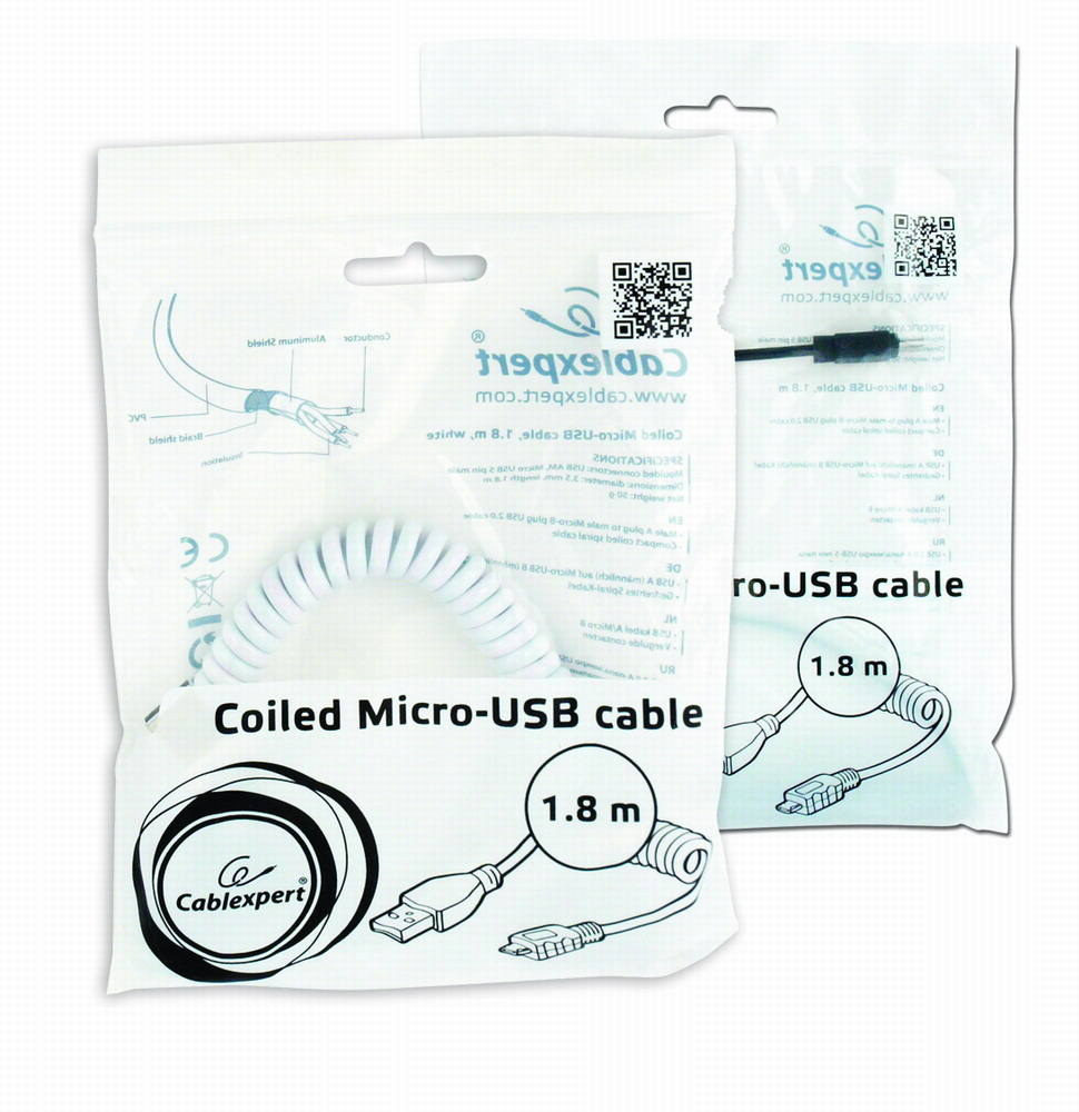 Кабель Cablexpert USB 2.0 AM to Micro 5P (CC-mUSB2C-AMBM-6) ціна 79 грн - фотографія 2