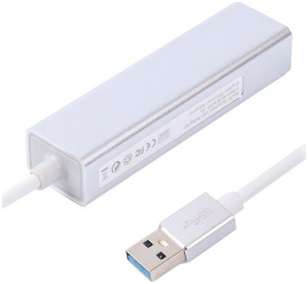 Переходник  Maxxter USB to Gigabit Ethernet, 3 Ports USB 3.0 (NEAH-3P-01) цена 669 грн - фотография 2