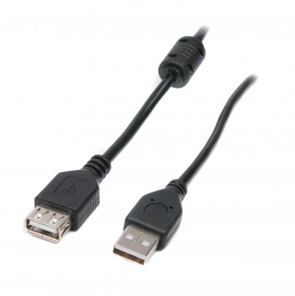 Купить кабель Maxxter USB 2.0 AM/AF 1.0m (UF-AMAF-1M) в Луцке