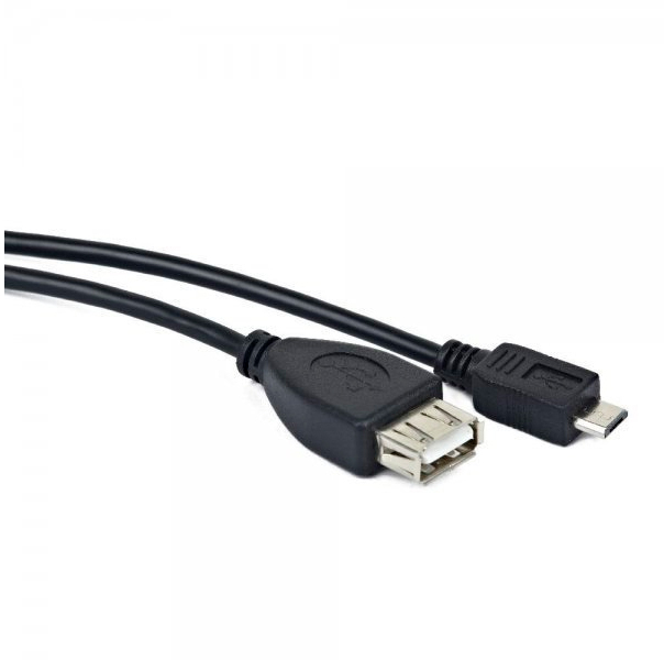 Дата кабель OTG Maxxter OTG USB 2.0 AF to Micro 5P 0.15m (U-AFM-OTG) ціна 117 грн - фотографія 2