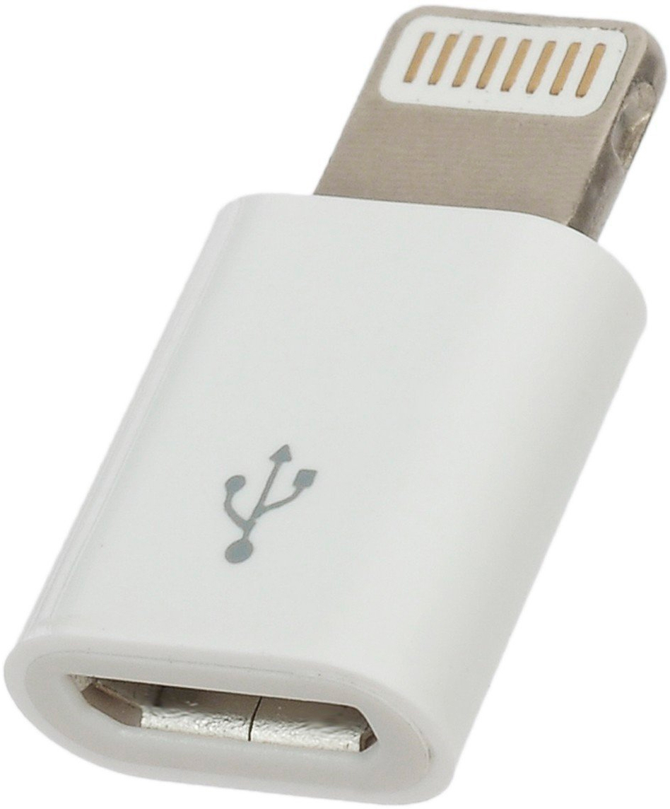 Переходник  PowerPlant Apple Lightning 8-pin to Micro USB (DV00DV4047)