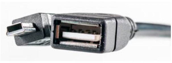 Дата кабель OTG PowerPlant USB 2.0 Mini 5P to AF OTG 0.1m (KD00AS1234)