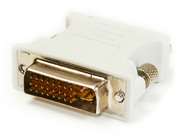 Перехідник PowerPlant VGA M/F to DVI (KD00AS1282) ціна 99 грн - фотографія 2