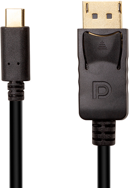 Кабель мультимедийный PowerPlant USB Type-C 3.1 Thunderbolt 3 (M) to DisplayPort (M), 4K 3.0m (CA912544)
