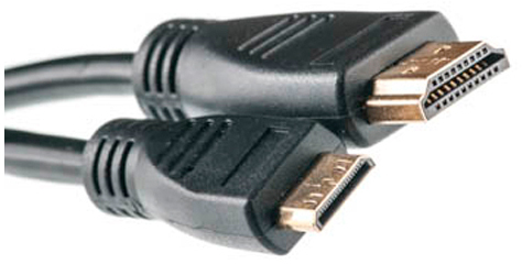 Кабель мультимедийный PowerPlant HDMI A to HDMI C (mini), 2.0m (KD00AS1193)